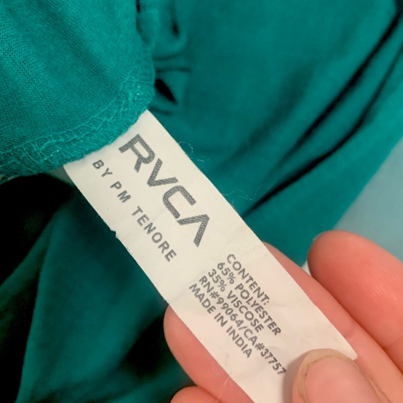 RVCA teal infinity scarf - Picture 4 of 4